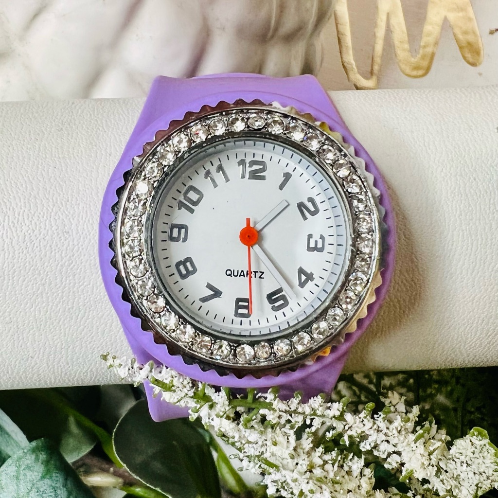 Slap Wrist Watch With 2 Bands
